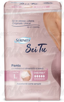 Pannolino mutandina pants sei tu discret mis. l conf. 12pz. 