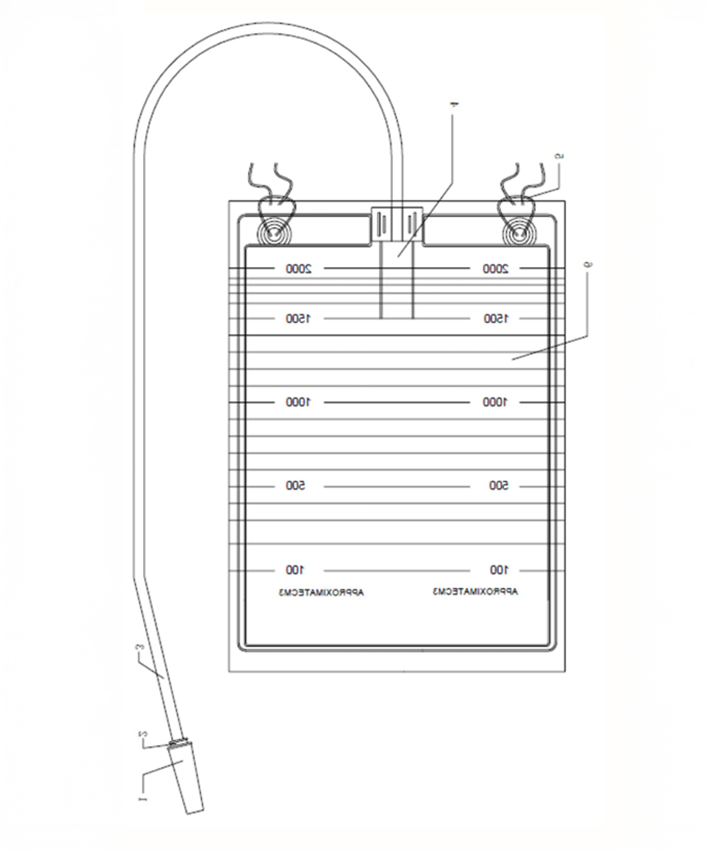 Sacca urina 2l standard tubo cm.90 in conf. 30 pz 