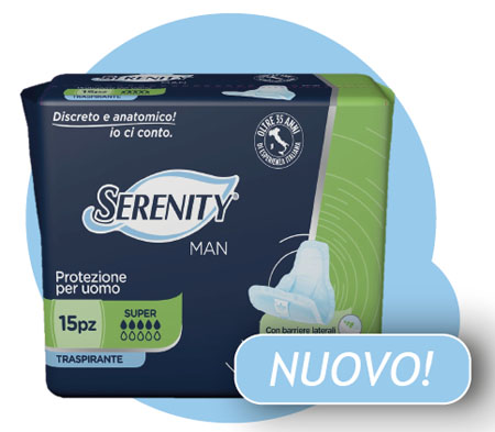 Pannolino serenity man super conf. 15 pz. 