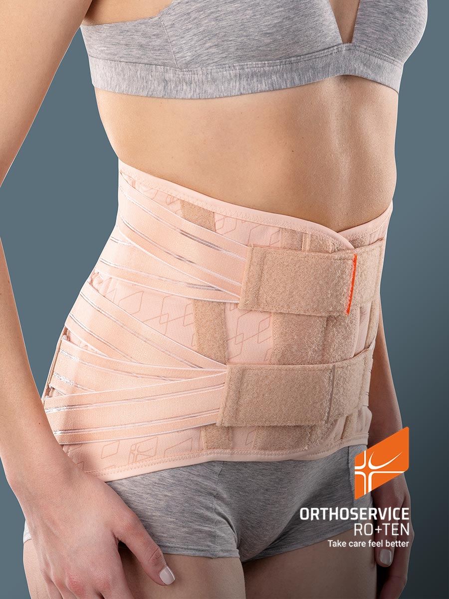 Ro+ten busto semirigido sat basso con tiranti elast. - donna mis. s 