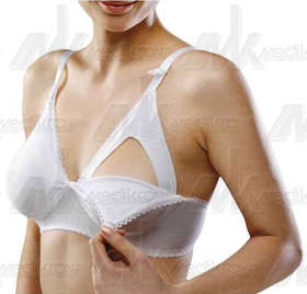 Reggiseno per allattamento bianco coppa b tg.3 