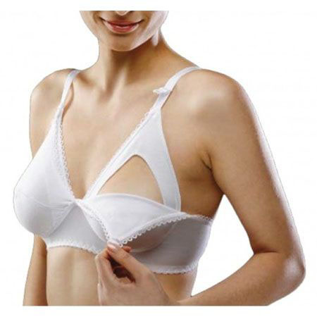 Reggiseno per allattamento bianco coppa b tg.7 