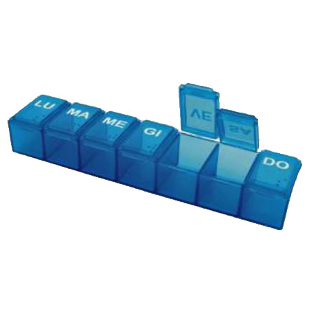 Portapillole settimanale grande 1 scomparto 