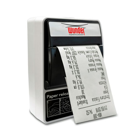 Stampante termica x bilancia wba wunder 