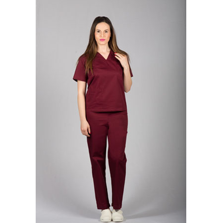 Divisa s.o. bordeaux tg.42 completa manica corta 