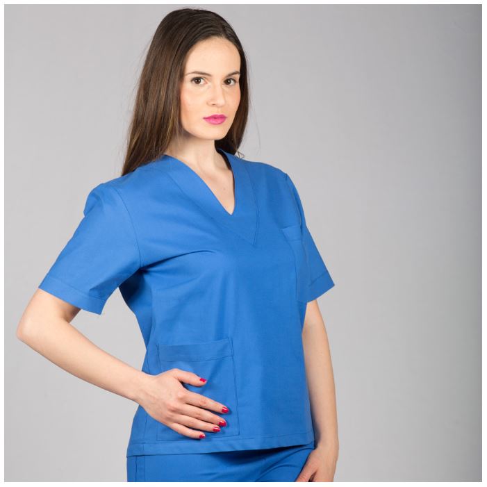 Divisa s.o. blu navy tg.44 completa manica corta 