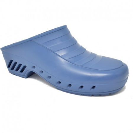 Zoccolo autoclavabile-antistatico azzurro mis.36 