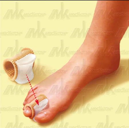 Divaricatore con base di tessuto tubolare elastico, mis. l 