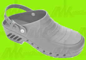 Zoccolo autoclavabile-antistatico con cinturino bianco mis. 35 