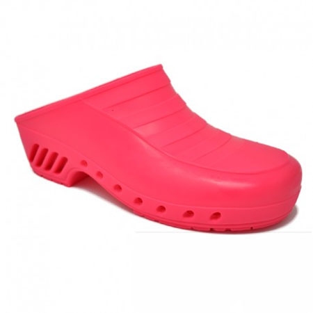 Zoccolo autoclavabile-antistatico con cinturino fuxia mis. 38 