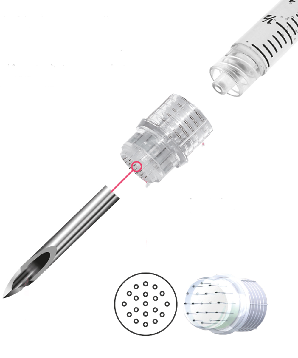 Multiiniet. turtlepin str l/l 19 aghi 32g 5mm mesoterapia 20 pz 