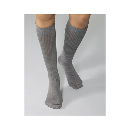 Gambaletto varisan passo unisex seta /cotone s/cuc. tg 5 bleu sc. mmhg18 