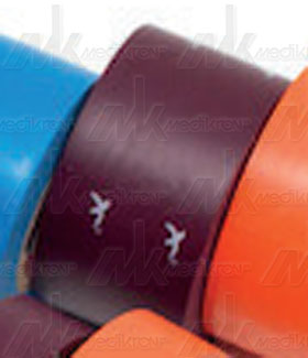 Cerotto reggi calzini parastinchi cm. 3,8 x 20 mt. colore bordeaux 