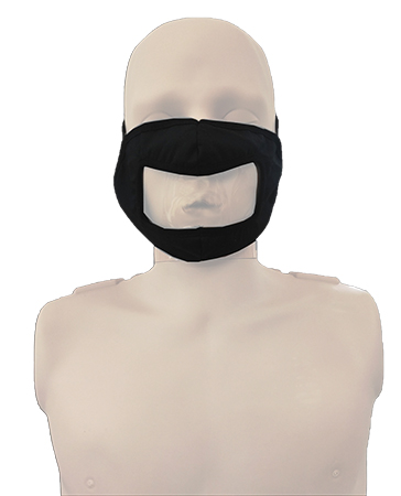 Mascherina filtrante trasparente x non udenti -rif ex art.16 dpcm no dm 