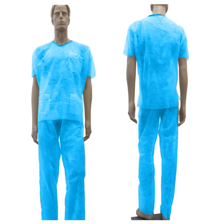 Divisa monouso in tnt azzurro gr 30 tg xl 