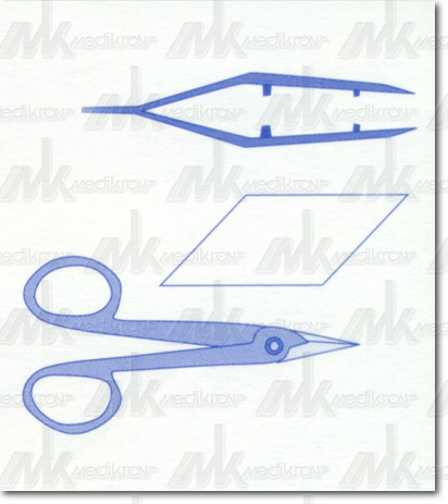 Kit rimozione suture sterile 