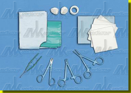 Kit applicazione sutura sterile 