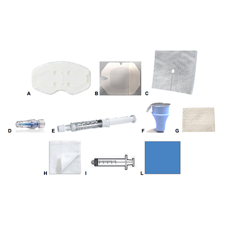 Kit per medicazione accessi vascolari picc 