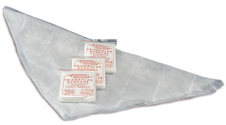 Telo triangolare in tnt 96x96x136 cm 