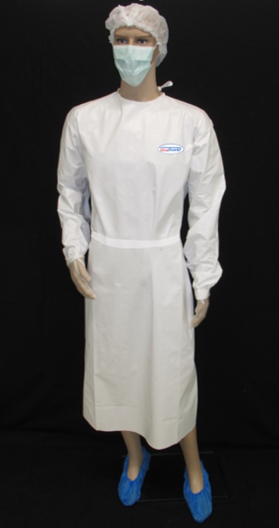 Camice sprayguard prot.totale dpi cat.3 col.bianco n/str mis.s 