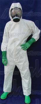 Tuta sprayguard c/cappuccio,elast polsi vita/cavig.cat. iii 4-b mis. l 