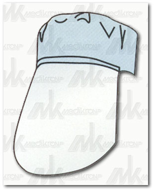 Cappellino con visiera-scudo mod.unisex 