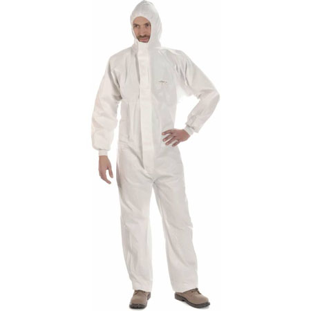 Tuta di protezione shield con cappuccio cat. iii tipo 5/6 mis.xl 