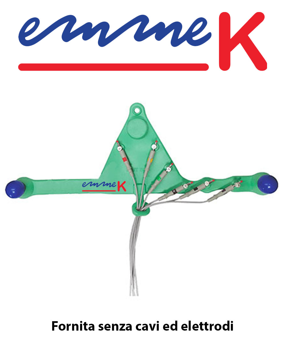 Fascia Toracica Fast ECG Emmek con elettrodi precordiali in silicone, ideale per esami ECG rapidi e senza disagi, adatta a tutti i pazienti.