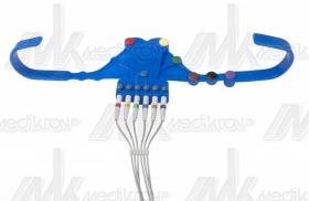 Fascia ecg tapuz univ. c/ganci, 6 elettrodi precordiali 