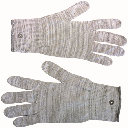 Guanti conduttivi riutilizzabili per elettrostimolazione coppia tg l 