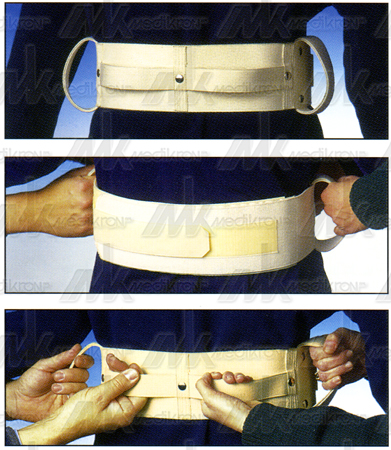 Cinghia alza ammalati con 2 maniglie laterali e 2 poster,mis.m  cm75-95 