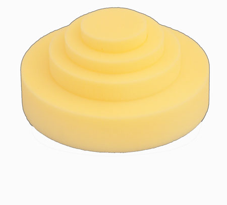 Poggiatesta ciambella c/anelli rimov mis. 23cm diam. 5cm in poliur.espan 