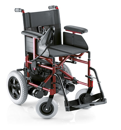 Carrozzina elettronica pieg.715 magic comando a dx p.120 kg. 