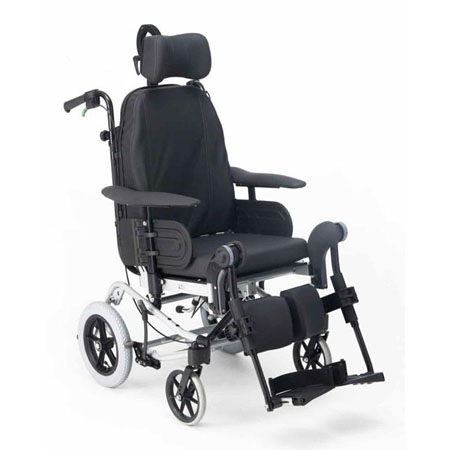 Carrozzina rea clematis pro di transito seduta cm. 49 