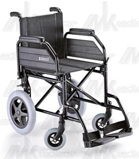 Carrozzina trans. surace s10 super leggera peso 10kg port.120kg l.cm 42 