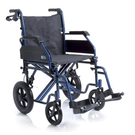 Carrozzina pieghevole transito-go up doppia crociera seduta 45 cm 