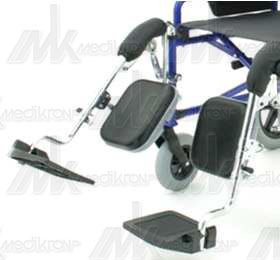 Poggiagambe elevabile estraibile girev. x carrozz. piegh.piai -coppia 