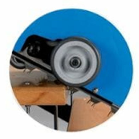 Ruota di ricambio piccola per montascale roby 