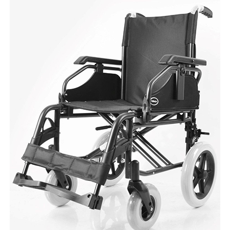 Carrozzina pieg. leggera da transito viky light seduta cm. 43 