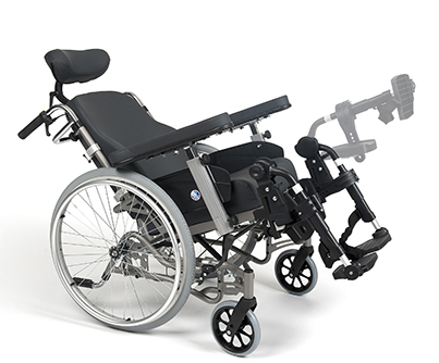 Carrozzina polifunzionale inovys ii seduta cm. 40 