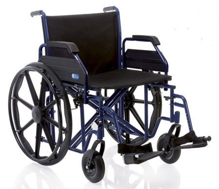 Carrozzina autosp. piegh. ardea plus x obesi sed.cm55 port. 200kg. 