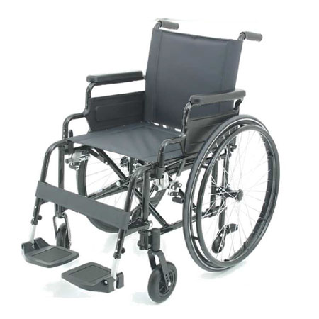 Carrozzina piegh. autosp. sed cm46 c/bracc reg in altezza e freni operat 