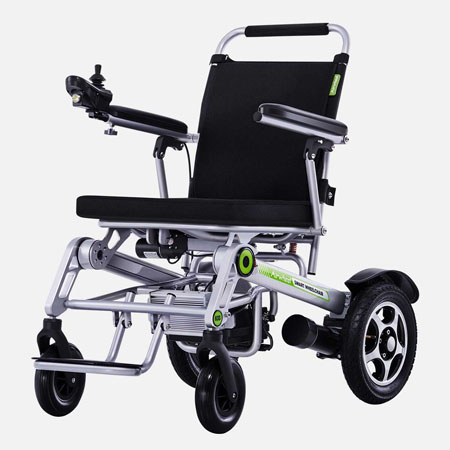 Carrozzina elettrica intelligente chiudibile con un solo movimento 