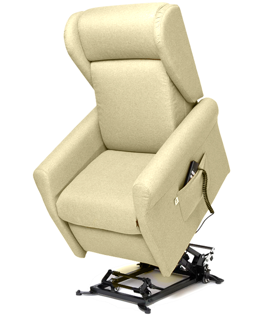 Poltrona k902 c/roller 2 motori funz. lift/relax max 130kg col tortora 