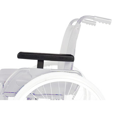 Bracciolo sx reg.in altezza per carrozzina breezy rubix2/basix2 