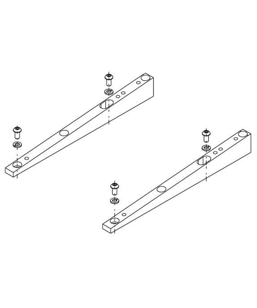 Kit di distanziatori per carrozzine elettriche Sunrise Medical Q400 e Q500 SEDEO LITE, progettato per garantire stabilità, postura corretta e comfort ergonomico durante l’utilizzo.