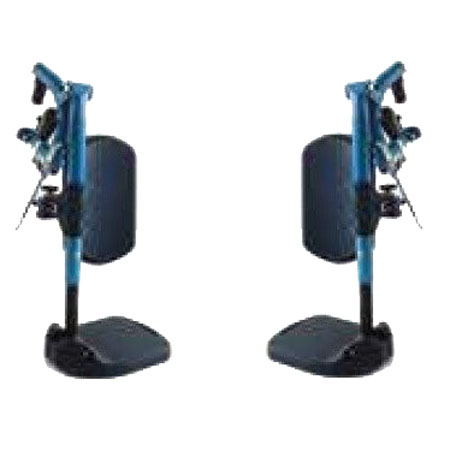Pedane elevabili 46-50 cm per carrozzina leggera helios dyne paio 