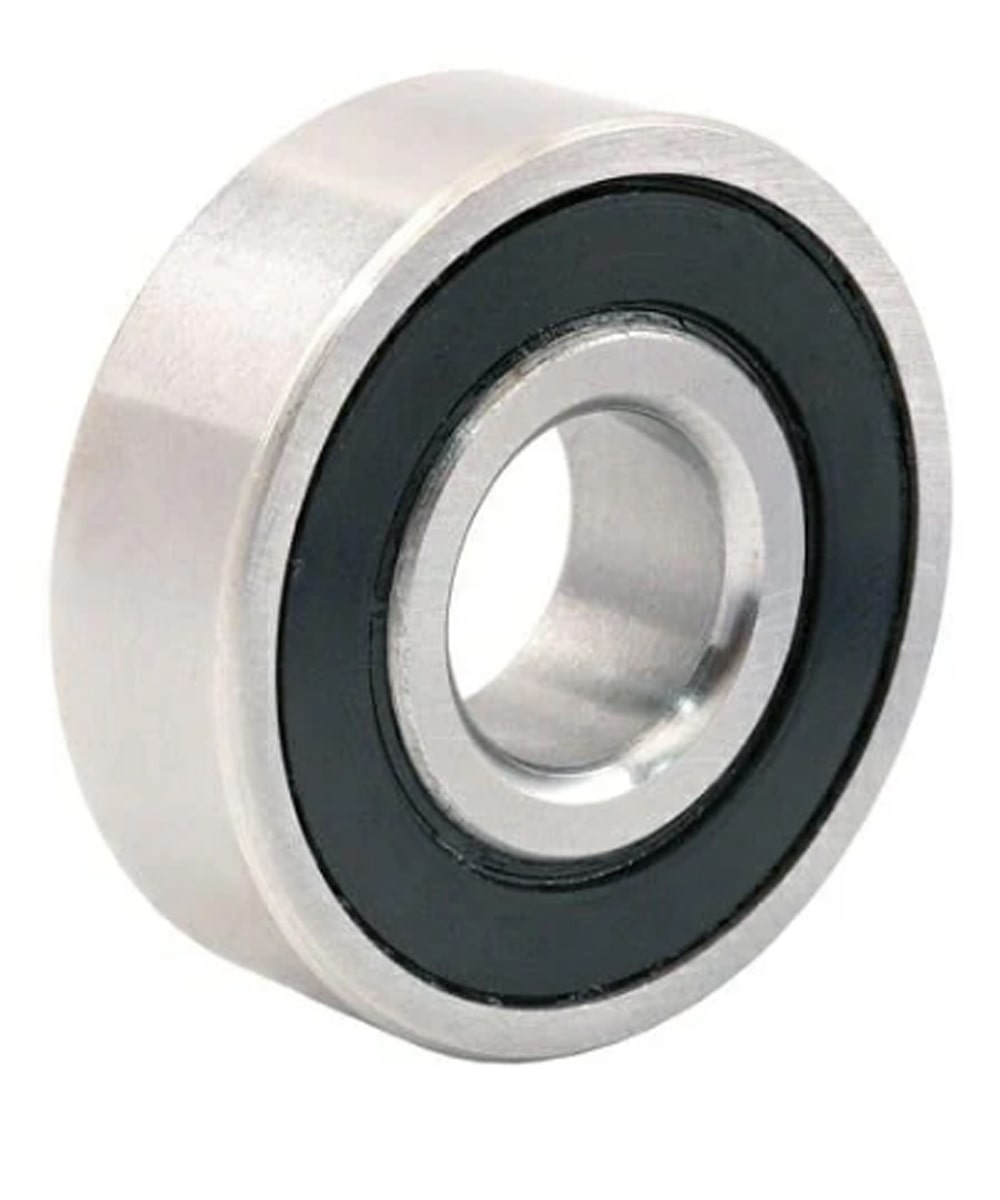 Cuscinetto di ricambio in acciaio per ruote carrozzina anteriori e posteriori, ideale per sedie a rotelle e ausili ortopedici professionali.