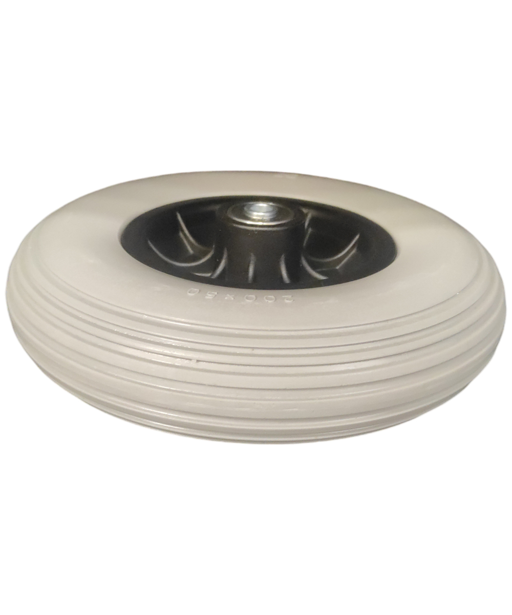Ruota Anteriore Poliuretano 200x50 mm per Carrozzine da Esterno