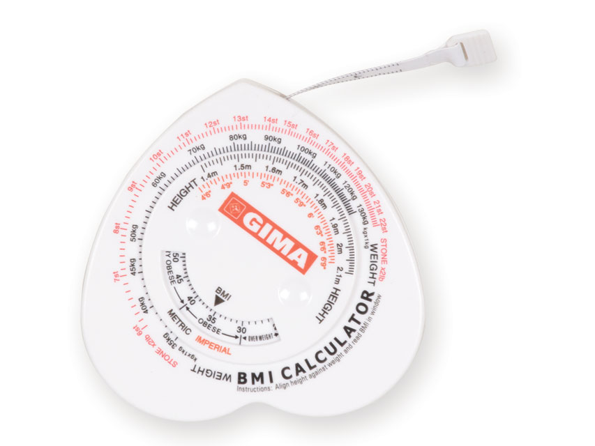 Metro con calcolatore indice massa corporea 